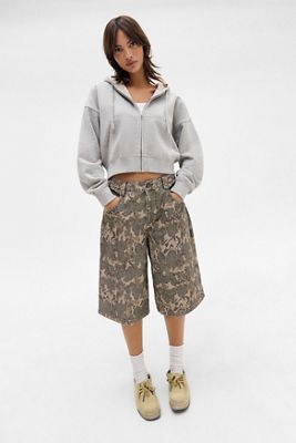 BDG Sweat à capuche gris facile à enfiler
