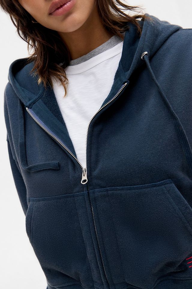 BDG Navy East Zip-Through Hoodie #2