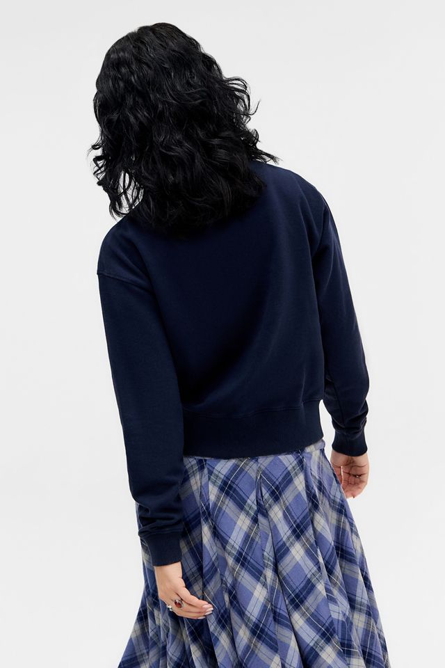iets frans... Felpa con cappuccio oversize blu marino Dylan #3
