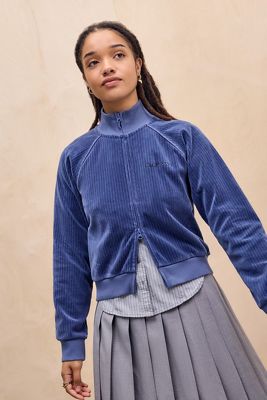 iets frans... Ally Shrunken Velour Corduroy Track Top
