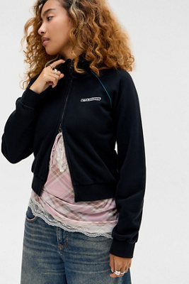 Iets frans. Haut de survêtement court noir Ally en taille: Small - iets frans... - Modalova