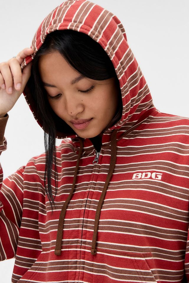 BDG Stripe Easy Hoodie #1