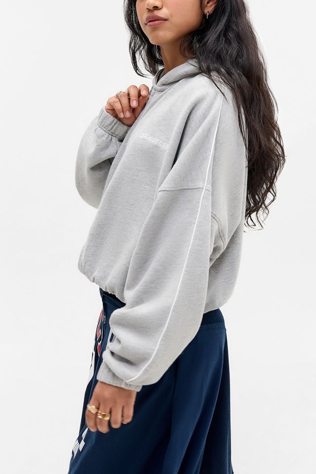 iets frans... Zip-Through Bubble Hem Hoodie #2