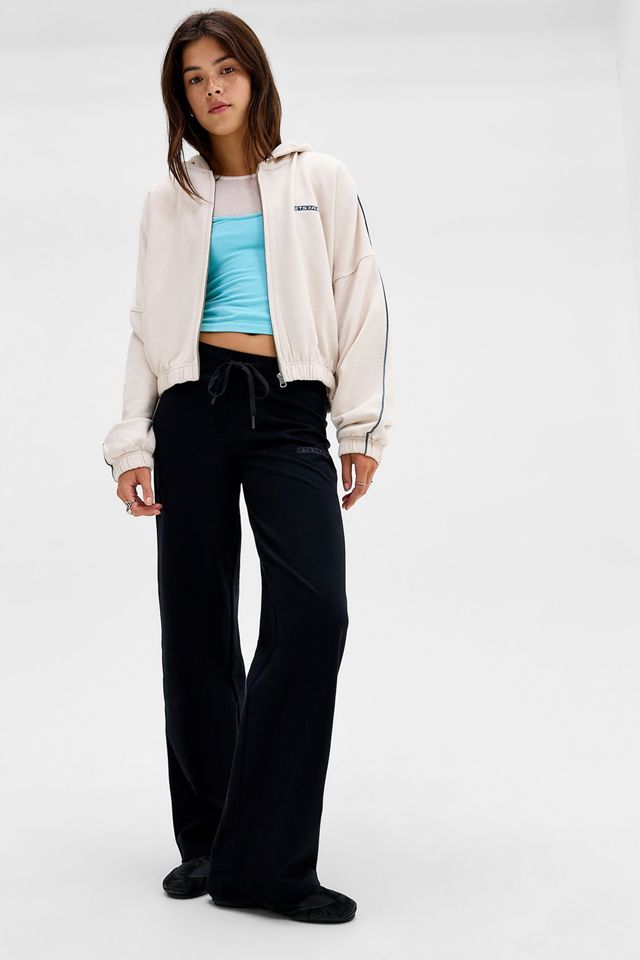 iets frans... Zip-Through Bubble Hem Hoodie #2