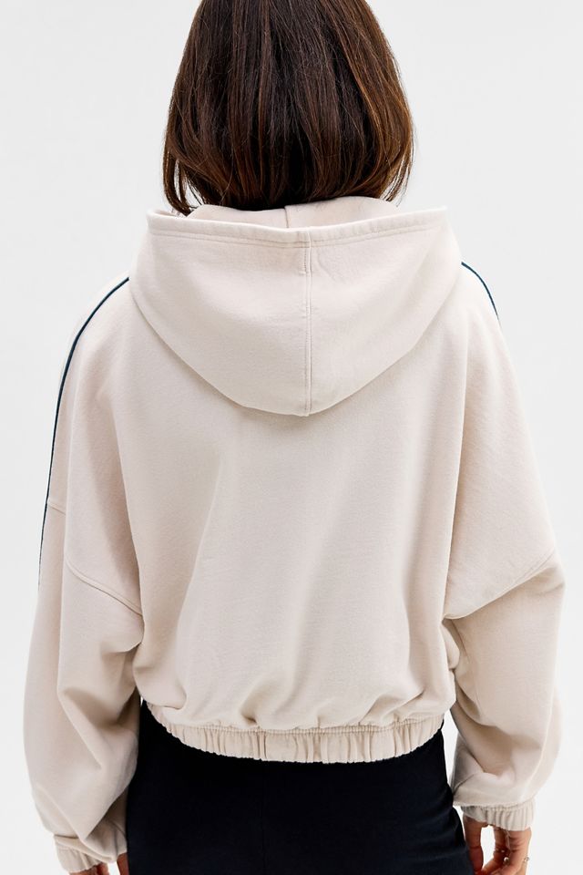 iets frans... Zip-Through Bubble Hem Hoodie #3