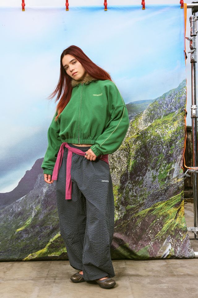iets frans... Zip-Through Bubble Hem Hoodie #1