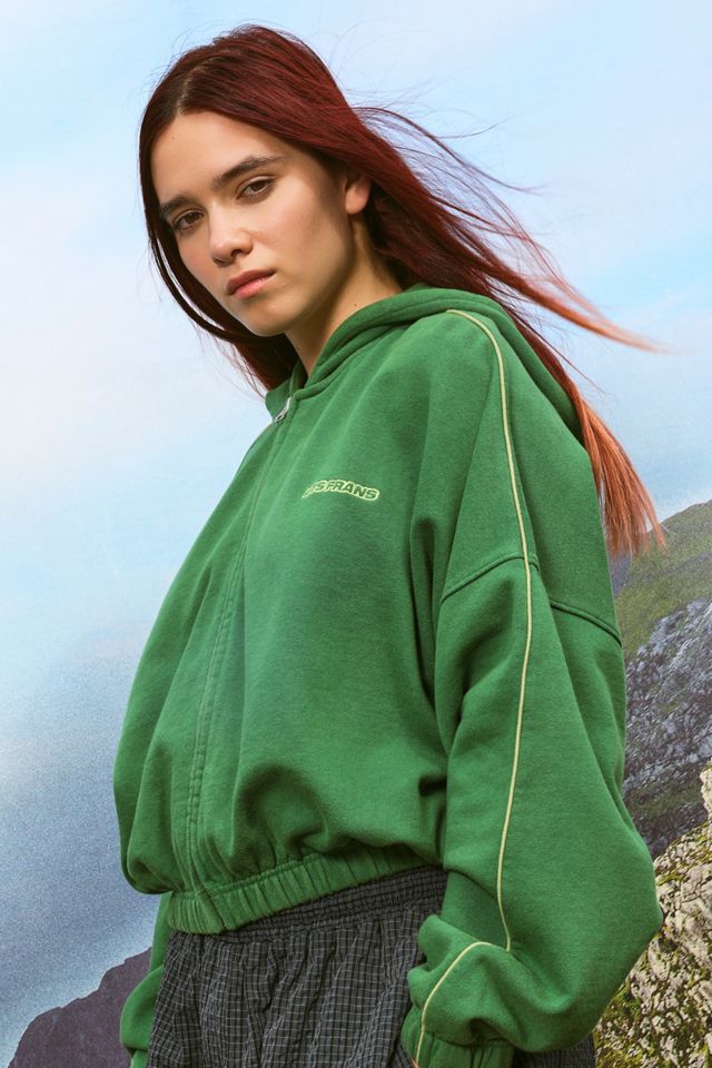 iets frans... Zip-Through Bubble Hem Hoodie #2