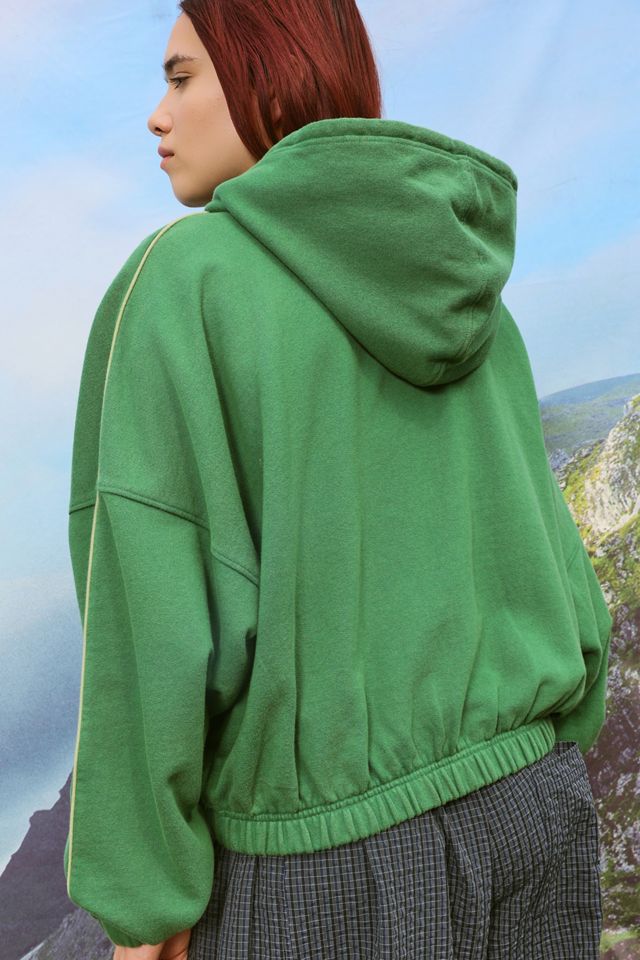 iets frans... Zip-Through Bubble Hem Hoodie #3