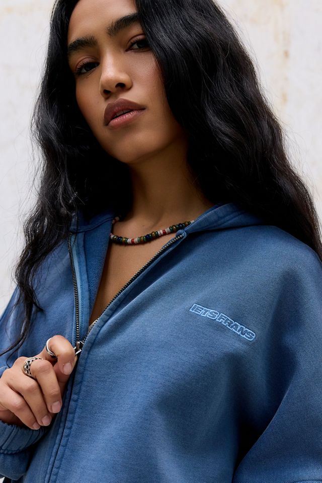 Sudadera con Capucha con Cremallera y Dobladillo Abombado iets frans... #3