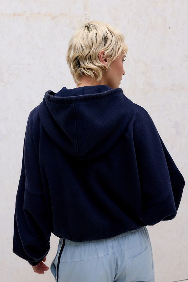 iets frans... Zip-Through Kapuzenpullover mit Ballonsaum #3
