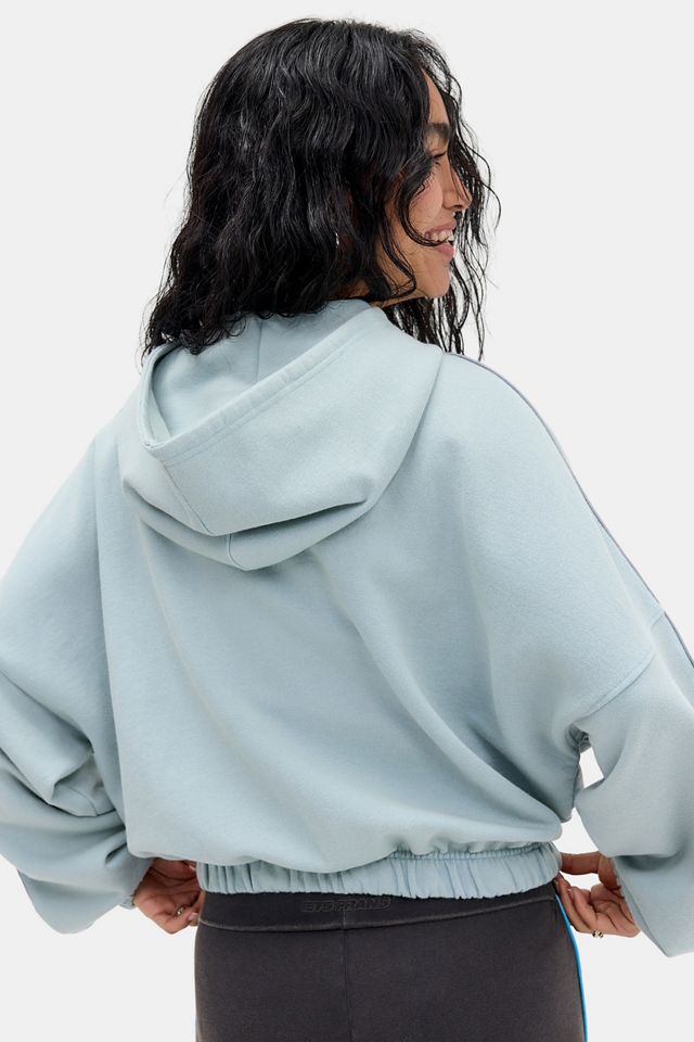 iets frans... Zip-Through Kapuzenpullover mit Ballonsaum #3