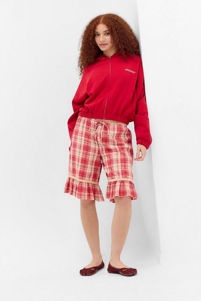 iets frans... Zip-Through Bubble Hem Hoodie #1