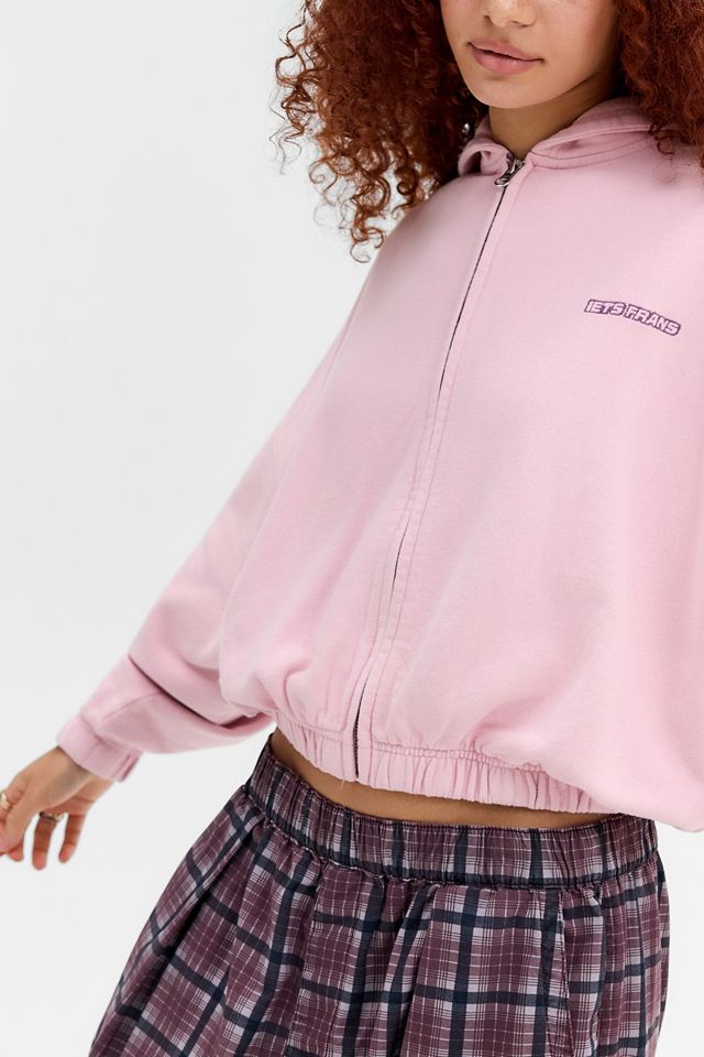 iets frans... Zip-Through Kapuzenpullover mit Ballonsaum #2
