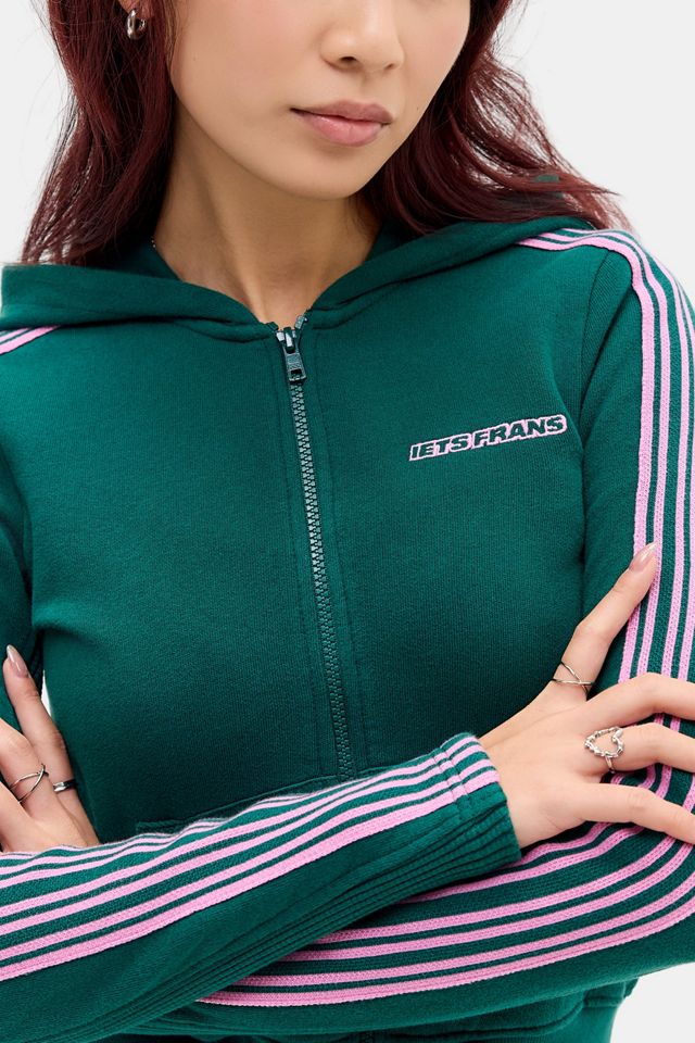 iets frans... Trip Stripe Hooded Track Top #1