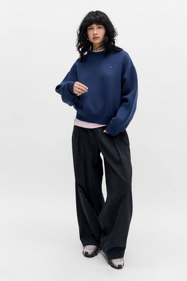 iets frans... Navy Scuba Crew Neck Sweatshirt #1