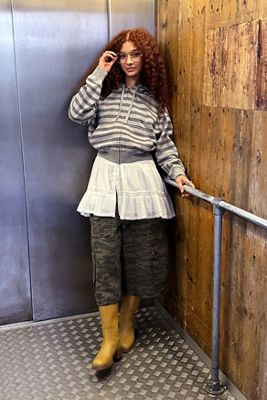 Sweat à capuche à rayures BDG Easy