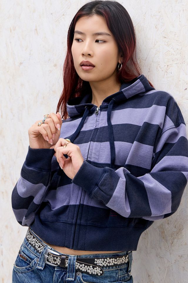 BDG Easy Gestreifter Kapuzenpullover #3