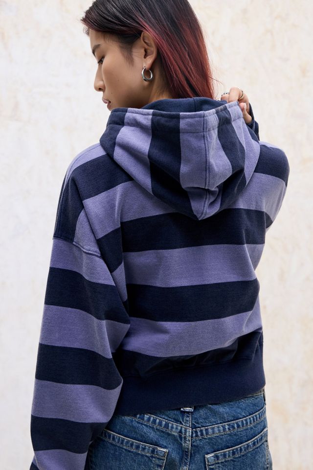 BDG Easy Gestreifter Kapuzenpullover #4