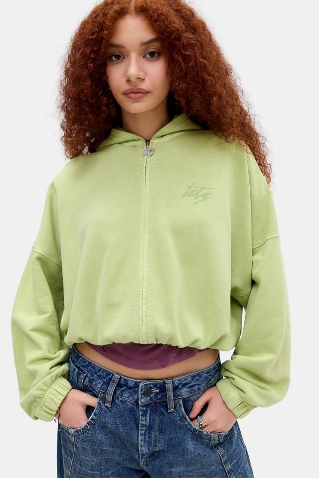 Sudadera con Capucha con Cremallera y Dobladillo Abombado iets frans... #2