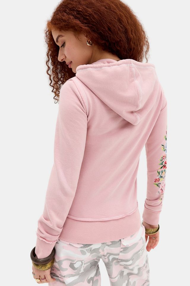 UO Y2K Tattoo-Druck Slim Kapuzenpullover #3
