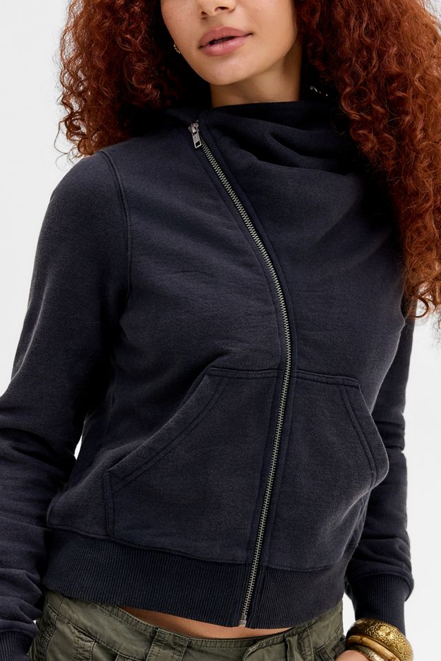 UO Claude Asymmetric Zip-Through Hoodie #2