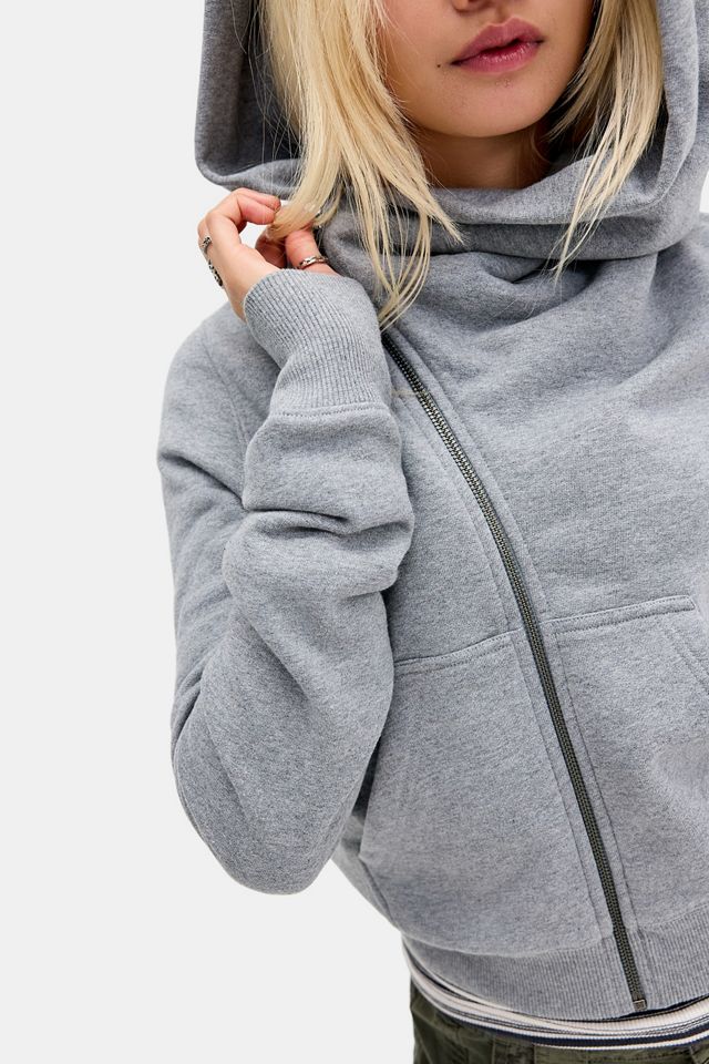 UO Claude Asymmetric Zip-Through Hoodie #3