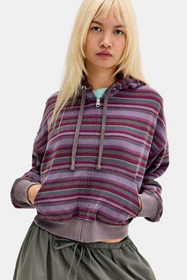 BDG Easy Stripe Hoodie