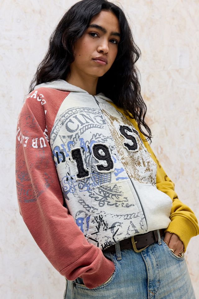 Sudadera con Capucha BDG Premium Splice con Cremallera #1