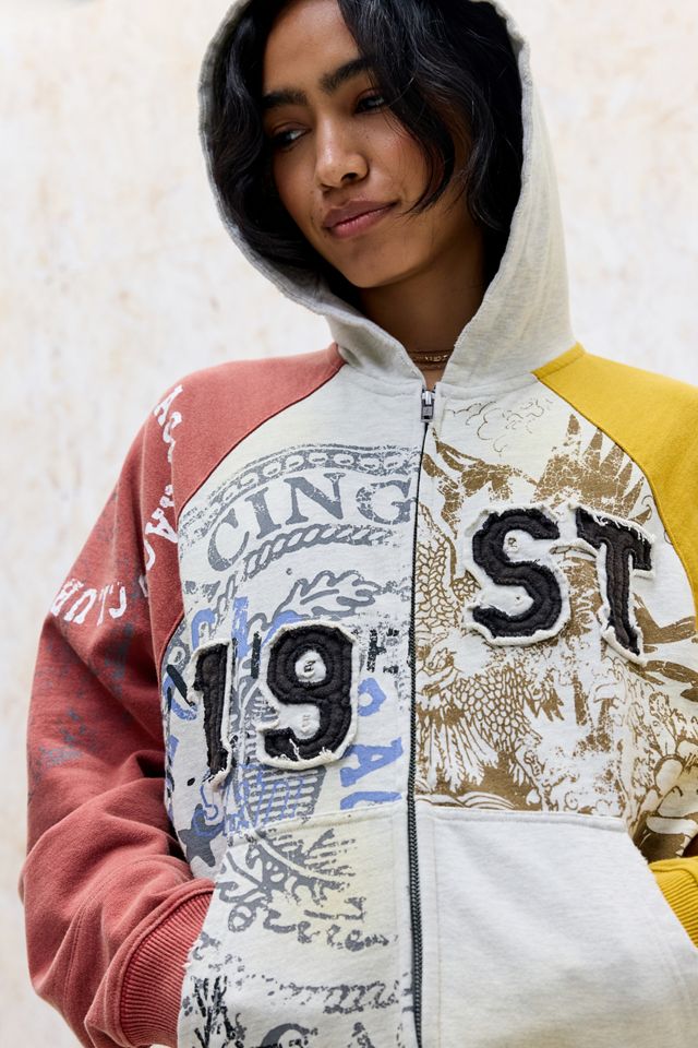 Sudadera con Capucha BDG Premium Splice con Cremallera #3