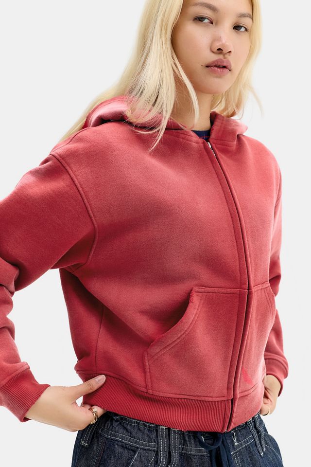 Sweat à capuche zippé délavé au soleil BDG #2