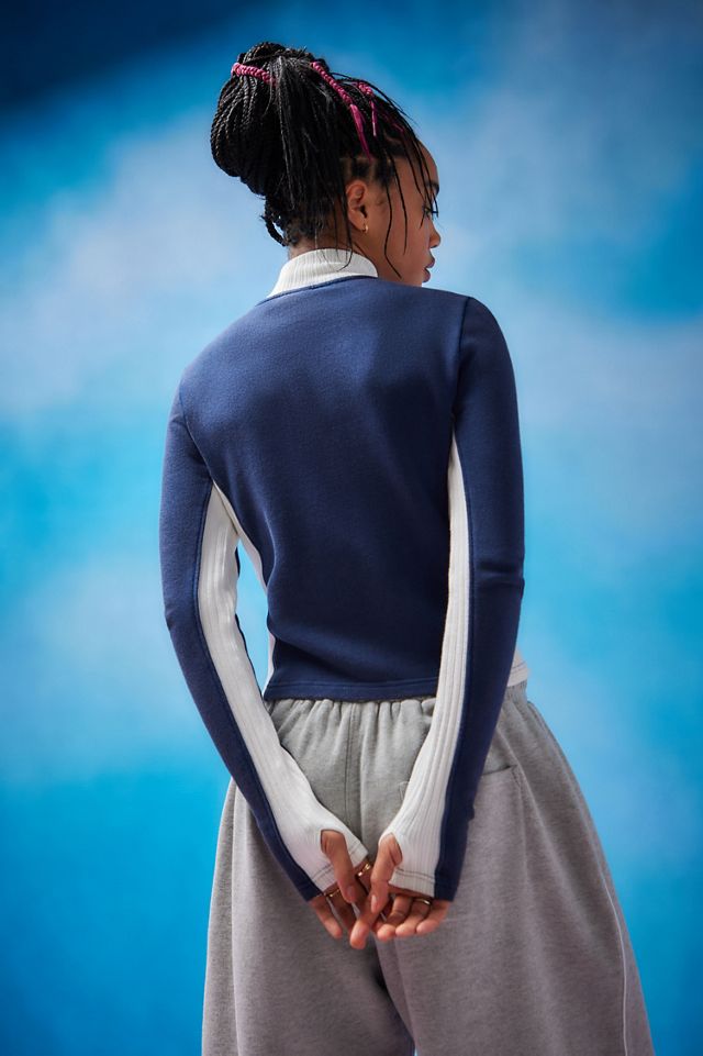 iets frans... Navy Bella Track Top #3