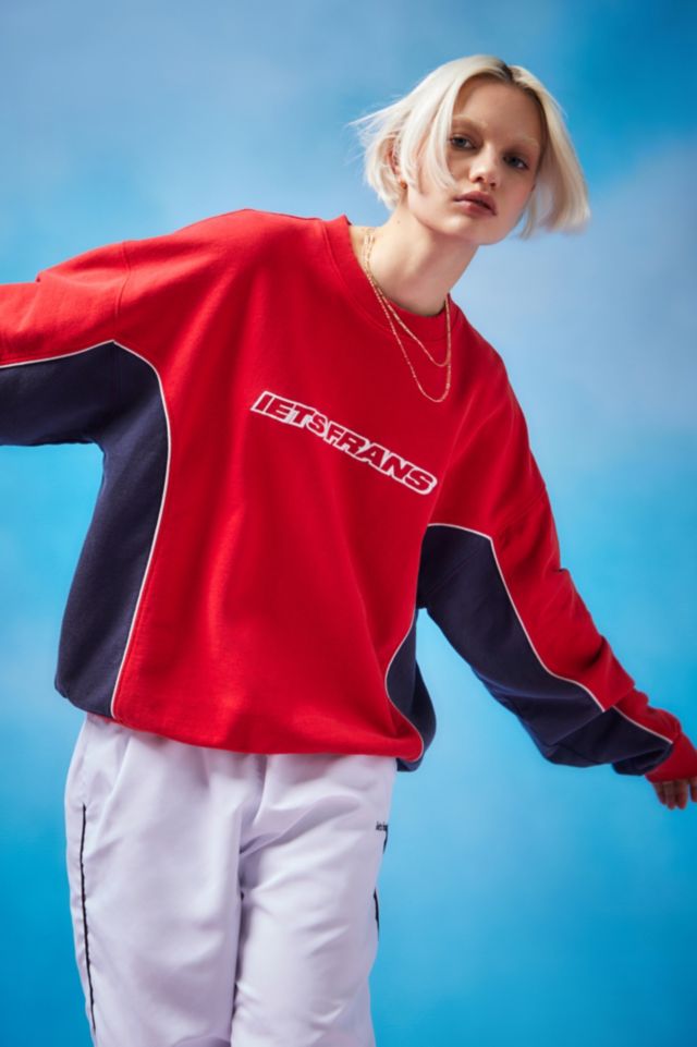 iets frans... Red Piped Sweatshirt | Urban Outfitters UK