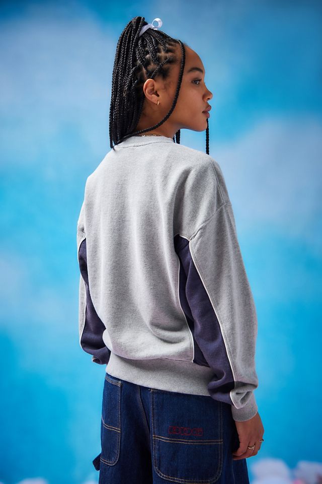 iets frans... Grey Panel Sweatshirt  #3