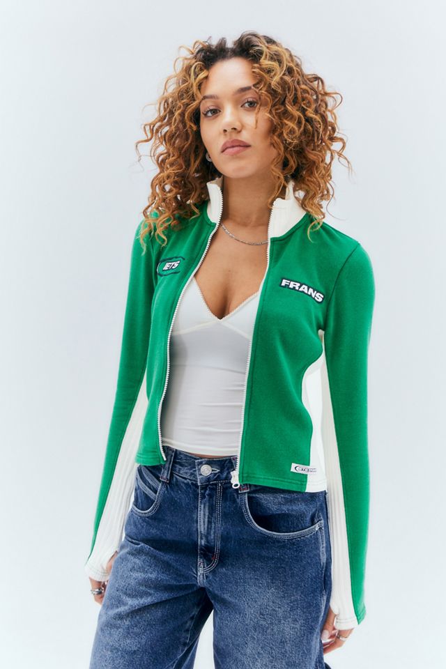 iets frans... Bella Green Motocross Track Top  #1