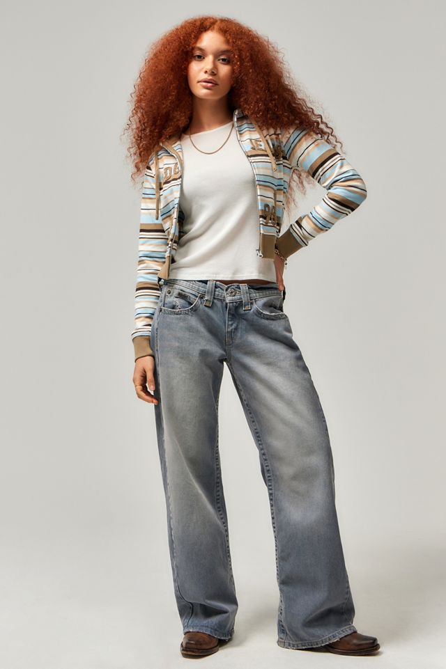 BDG Applique Stripe Zip-Up Hoodie #2