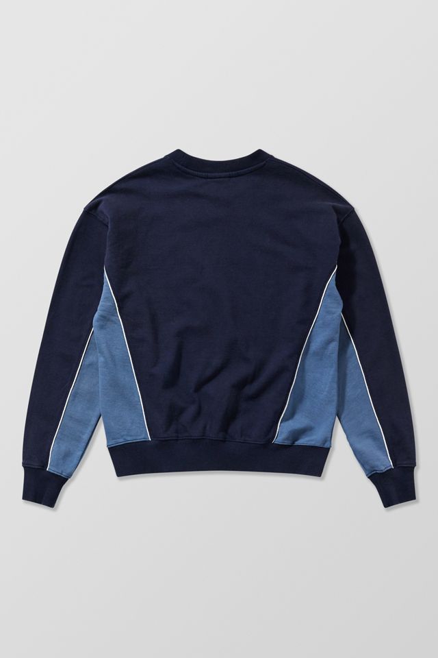 iets frans... Marineblauer Sweatshirt mit Paspeln #5
