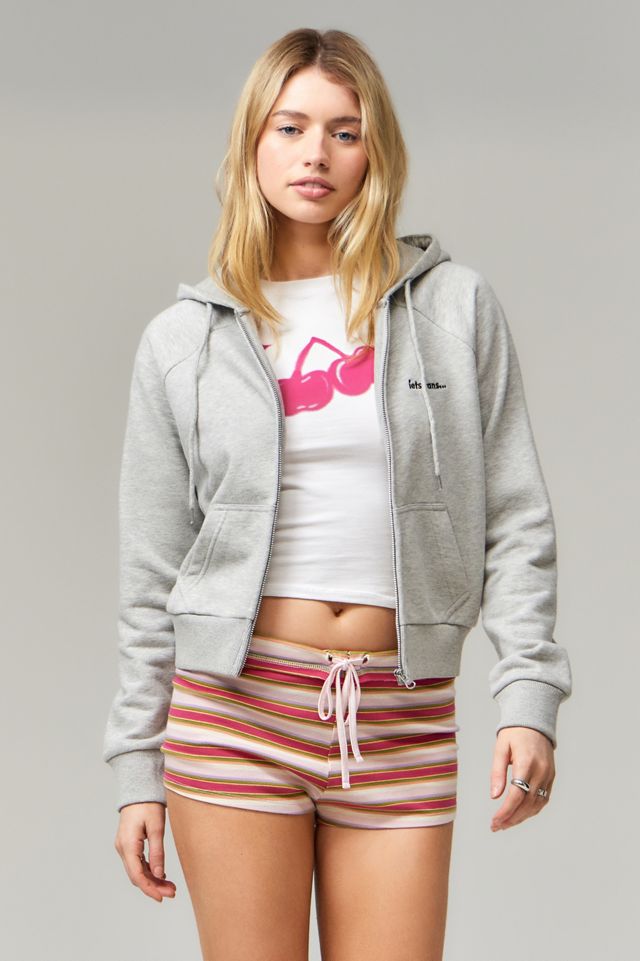iets frans... Shrunken Zip-Through Hoodie #3