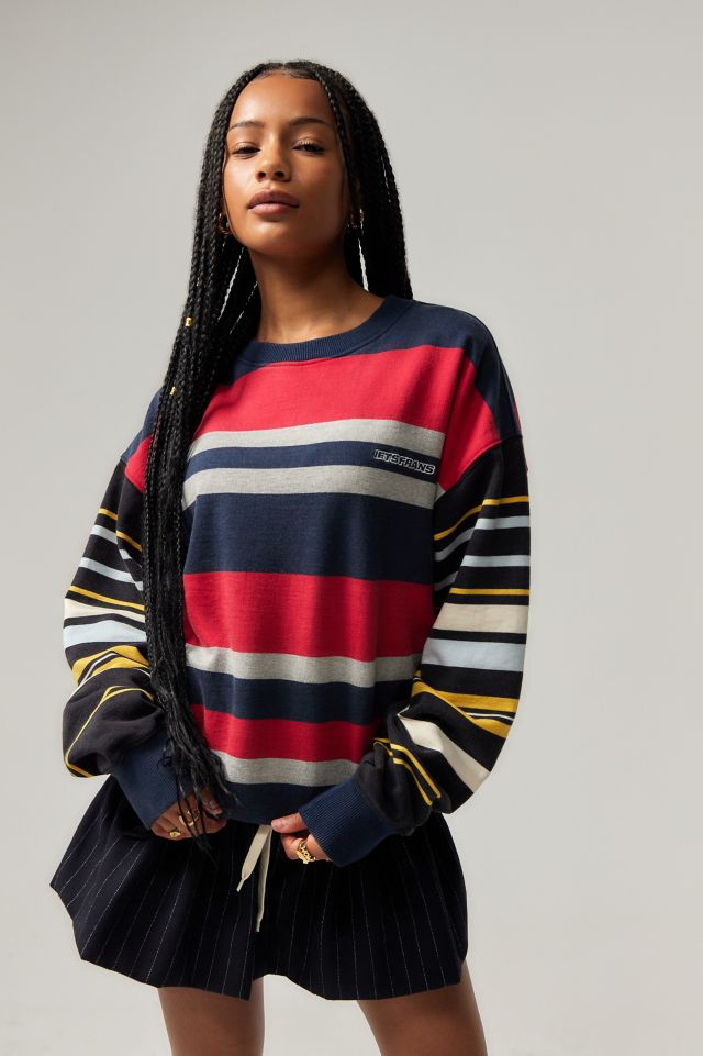 Stripe sweatshirt sale