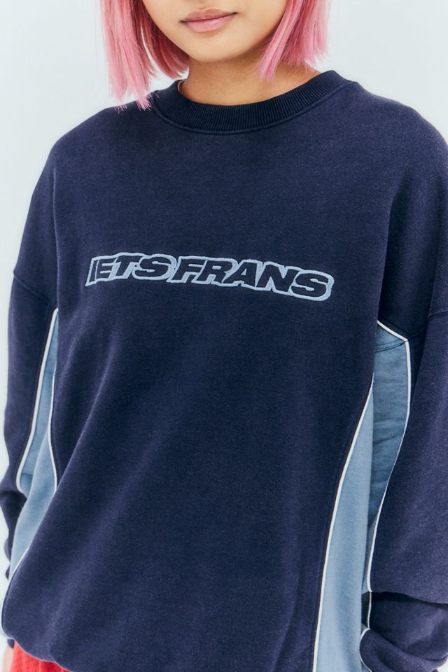 iets frans... Blue Panel Sweatshirt #2