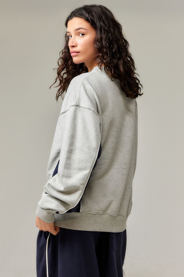 iets frans... Grey Piped Sweatshirt #3