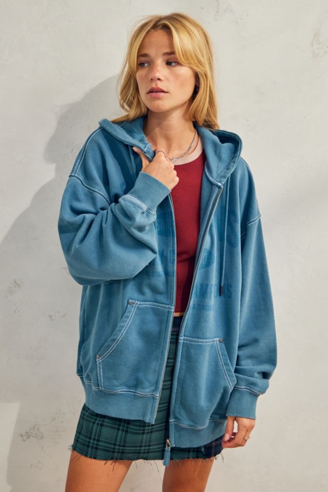 BDG Varsity Champions Zip-Through Hoodie | Urban Outfitters UK