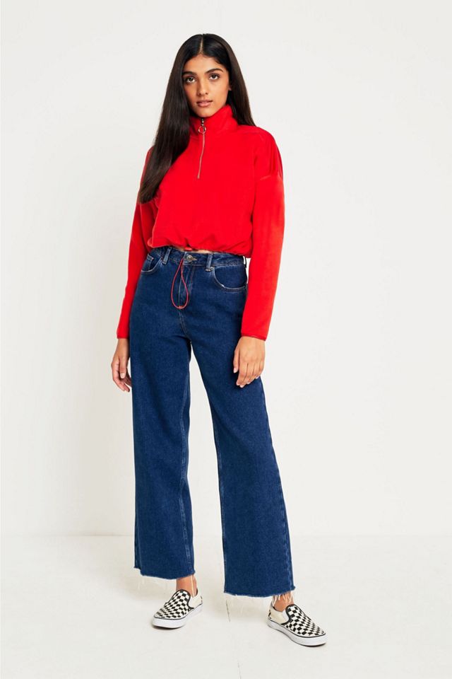 Urban Outfitters Zip-Up Funnel Neck Sweatshirt #4