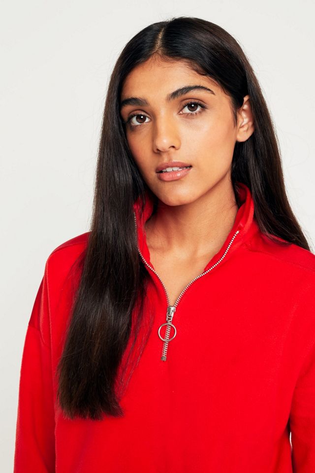 Urban Outfitters Zip-Up Funnel Neck Sweatshirt #5