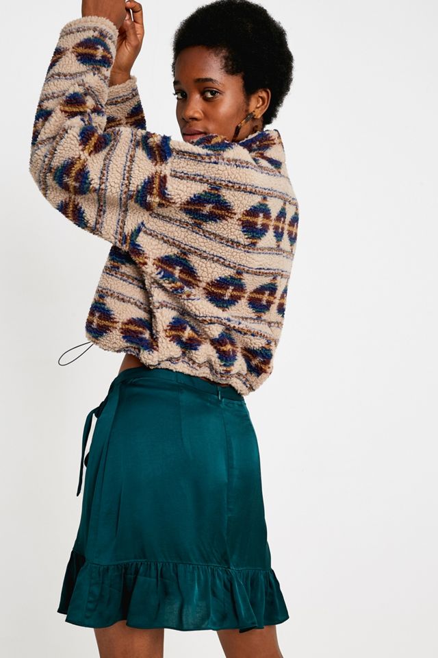 UO Southwestern Pattern Cream Track Jacket #3