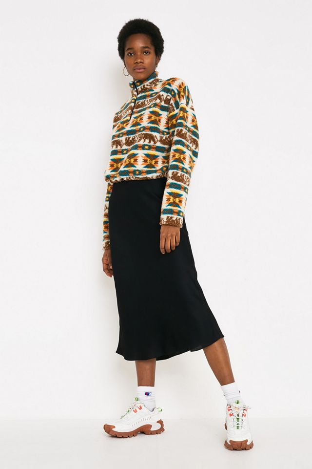 UO Bear Print Fleece Track Top #3