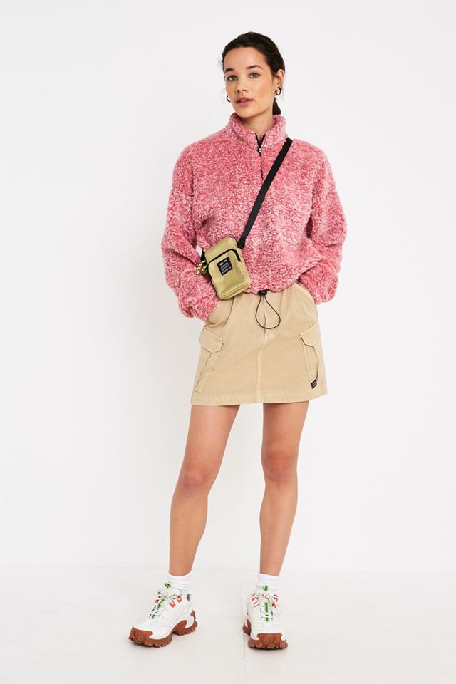 Urban Outfitters – Trainingsjacke „Marshmallow“ aus Teddyplüsch in Rosa #2