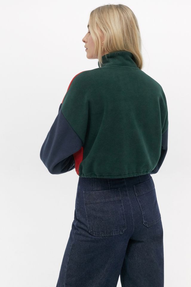 UO Coloublock Fleece Half-Zip Track Top #1