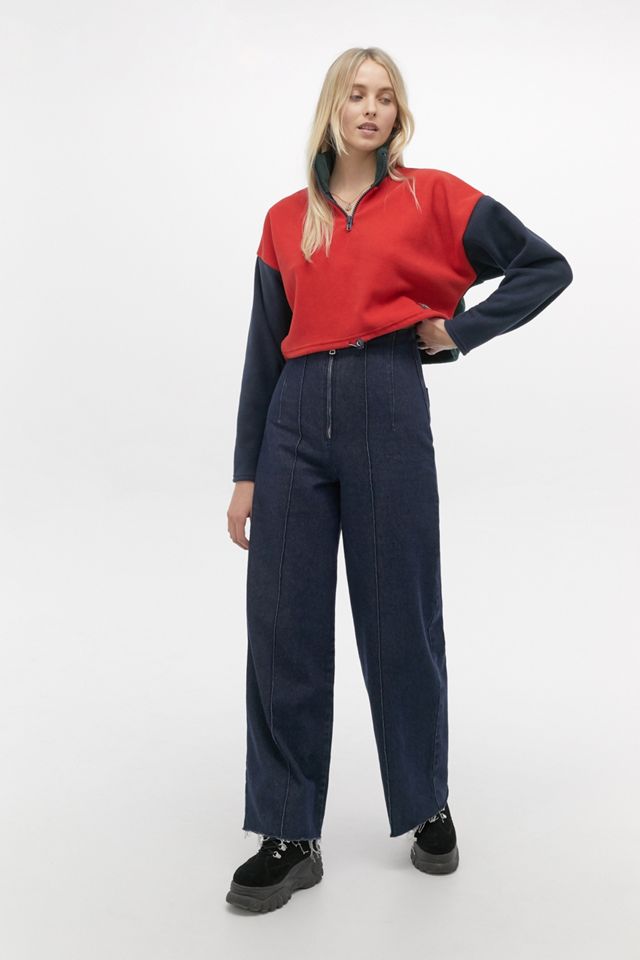 UO Coloublock Fleece Half-Zip Track Top #2