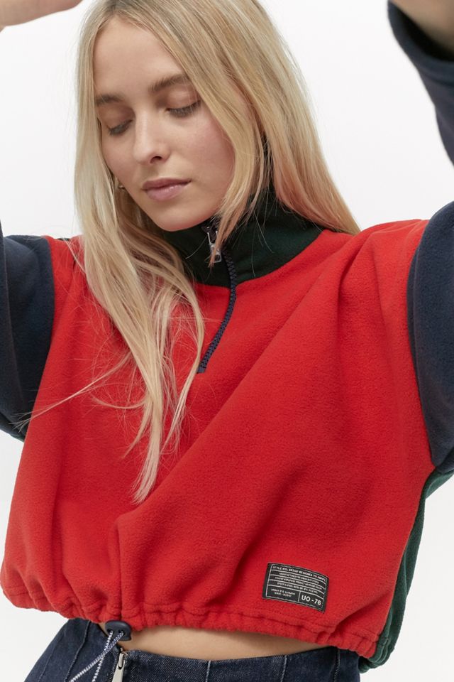 UO Coloublock Fleece Half-Zip Track Top #3