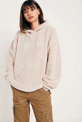 Uo super soft hot sale teddy hoodie